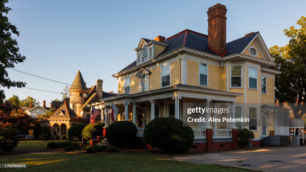 Rustic House Raleigh Historic Twostory House In Neoclassical Revival Style In Old Raleigh ...