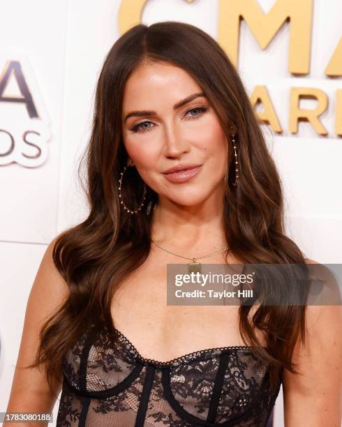 Kaitlyn Bristowe attends the 2023 CMA Awards at Bridgestone Arena on November 08, 2023 in Nashville, Tennessee.