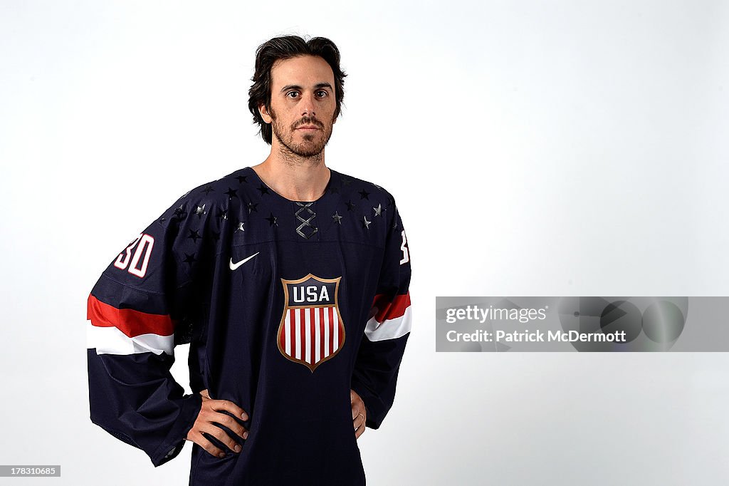 USA Hockey 2014 Olympic Portraits