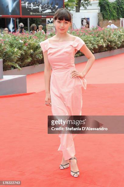 Actress Fumi Nikaido attends "Why Don't You Play In Hell" Premiere during the 70th Venice International Film Festival at Sala Grande on August 29,...