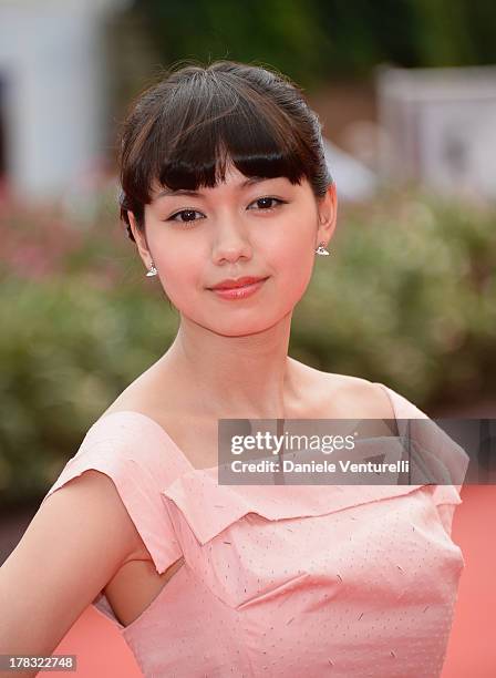 Actress Fumi Nikaido attends "Why Don't You Play In Hell" Premiere during the 70th Venice International Film Festival at Sala Grande on August 29,...