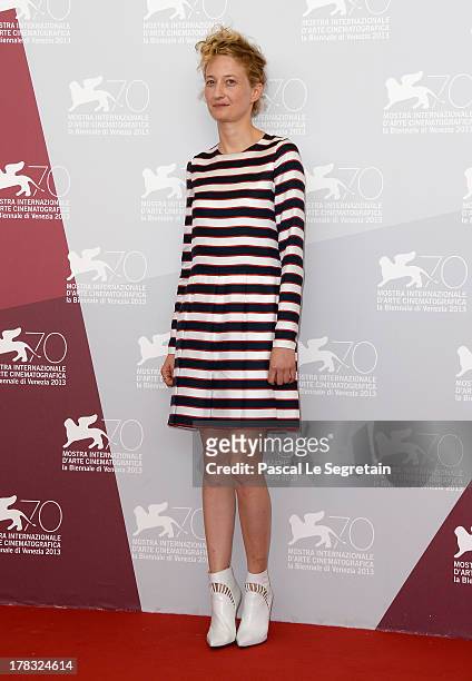 Actress Alba Rohrwacher attends the 'Via Castellana Bandiera' Photocall during the 70th Venice International Film Festival on August 29, 2013 in...