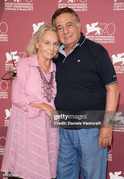 Elena Cotta and Carlo Alighiero attend "Via Castellana Bandiera" Photocall during the 70th Venice International Film Festival at Palazzo del Casino...