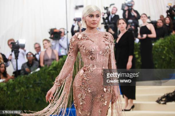 Kylie Jenner, Red carpet arrivals at the 2017 Met Gala: Rei Kawakubo/Comme des Garcons, May 1st, 2017.