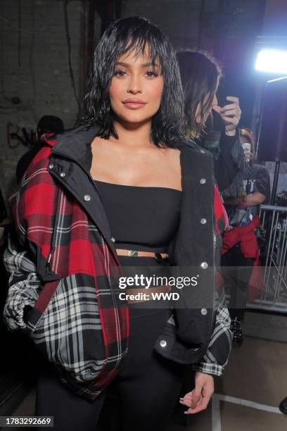 Kylie Jenner backstage