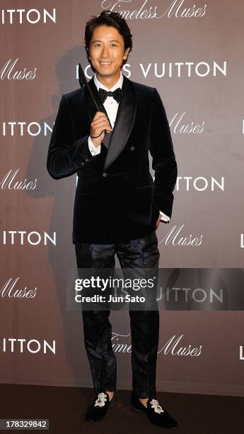 Actor Shosuke Tanihara attends Louis Vuitton Timeless Muses