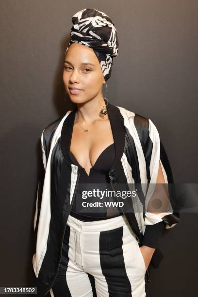 Alicia Keys backstage