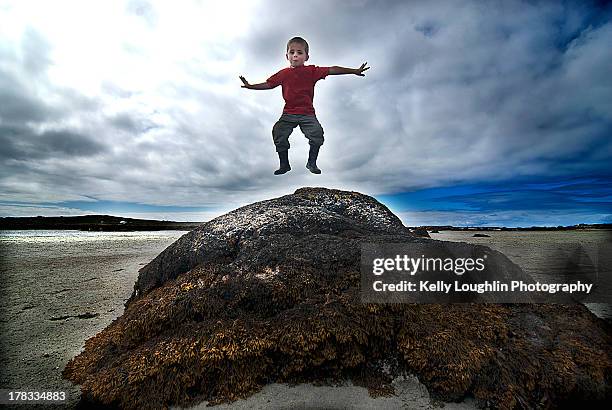 Leap Over Rocks 72 Kids Jumping Over Rocks Stock Photos, High-Res Pictures, and Images ...