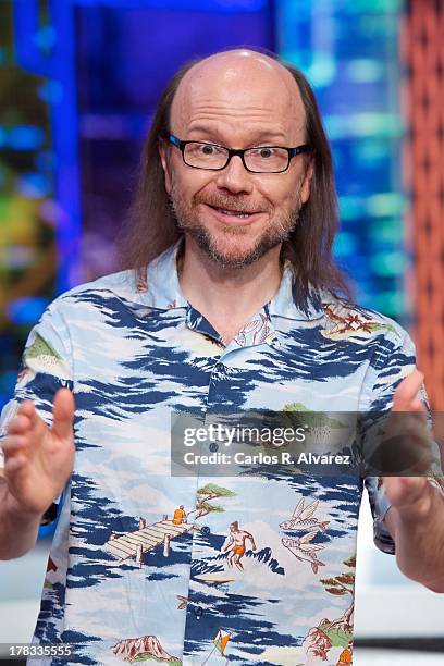 Spanish director Santiago Segura attends the "El Hormiguero 3.0" new season presentation at the Vertice Studio on August 29, 2013 in Madrid, Spain.