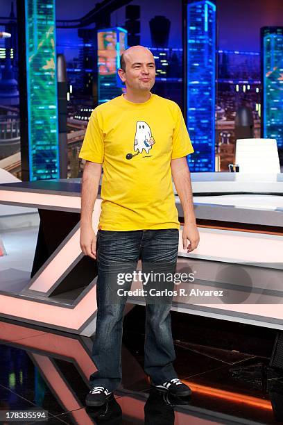 Jandro attends the "El Hormiguero 3.0" new season presentation at the Vertice Studio on August 29, 2013 in Madrid, Spain.