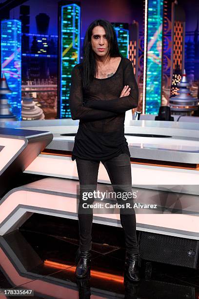 Mario Vaquerizo attends the "El Hormiguero 3.0" new season presentation at the Vertice Studio on August 29, 2013 in Madrid, Spain.