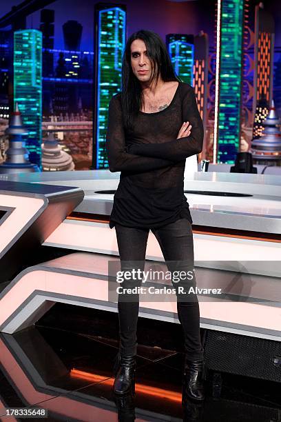 Mario Vaquerizo attends the "El Hormiguero 3.0" new season presentation at the Vertice Studio on August 29, 2013 in Madrid, Spain.