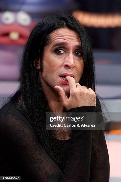 Mario Vaquerizo attends the "El Hormiguero 3.0" new season presentation at the Vertice Studio on August 29, 2013 in Madrid, Spain.