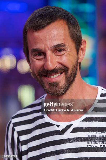 Spanish actor Santi Millan attends the "El Hormiguero 3.0" new season presentation at the Vertice Studio on August 29, 2013 in Madrid, Spain.
