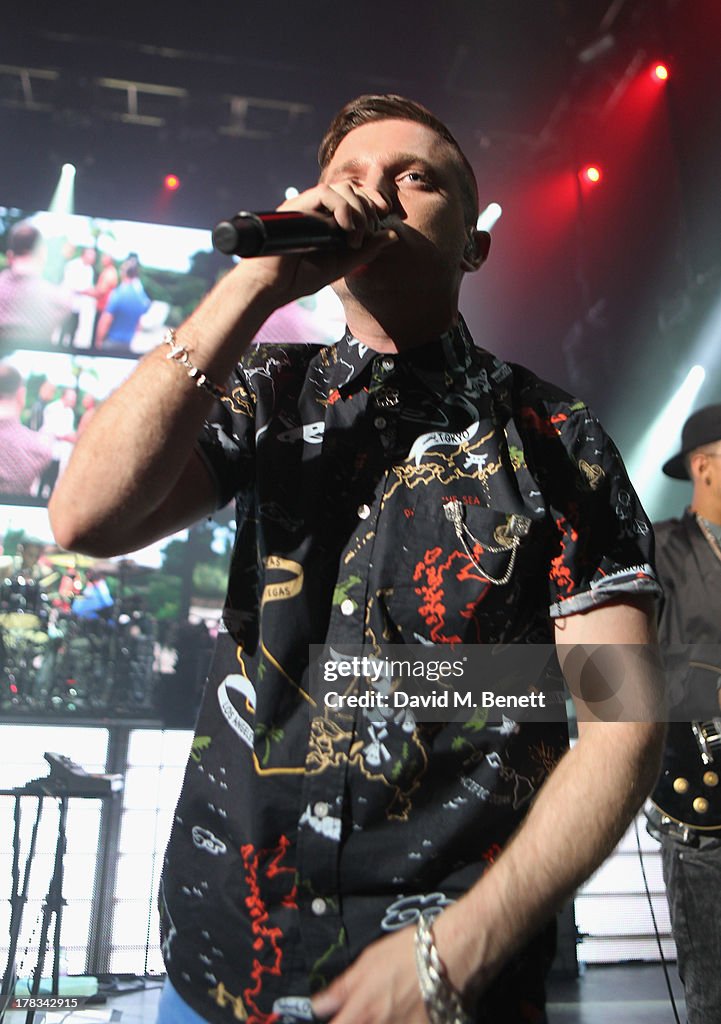 Plan B O2 Plan B performs at the launch of O2's 4G network hosted by Plan B at ...