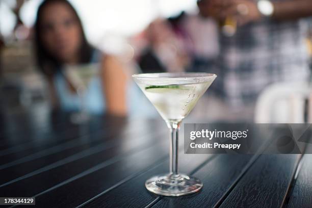 cucumber martini - cucumber cocktail stock pictures, royalty-free photos & images
