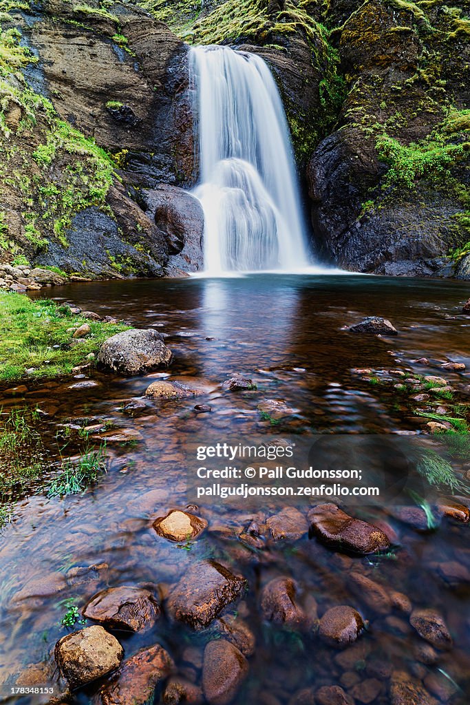 Waterfall "Helgufoss" - Mosfellsbær, southweste
