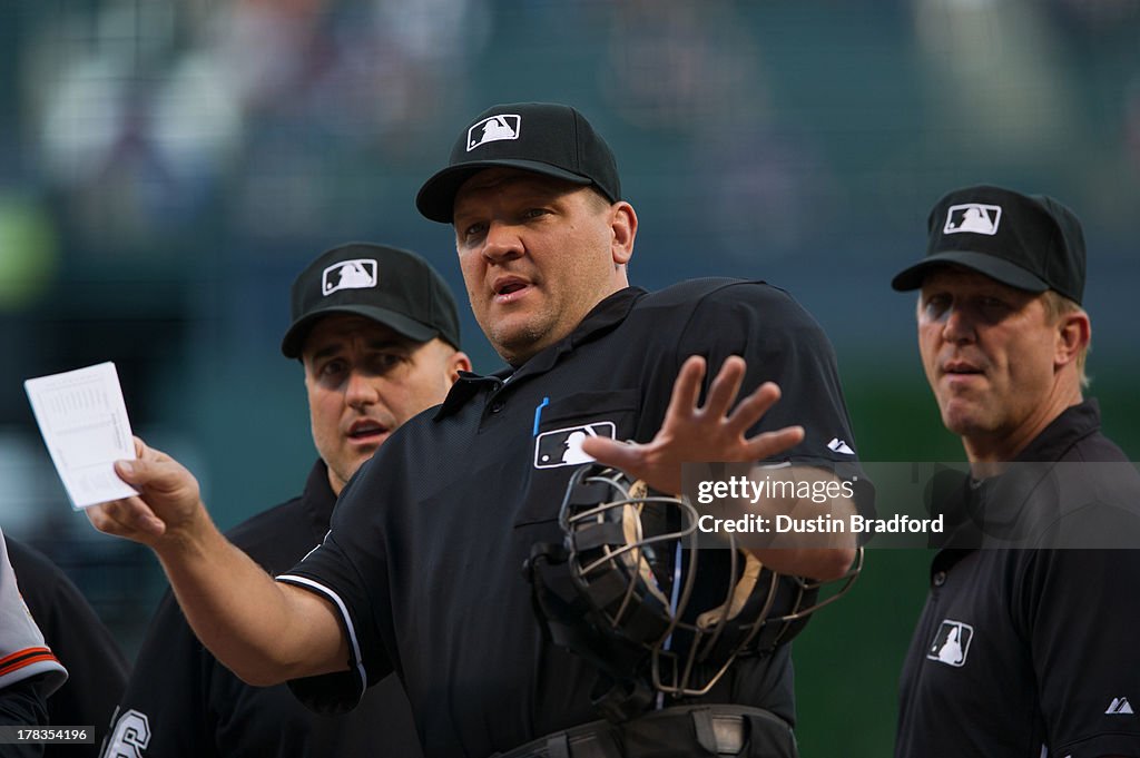 San Francisco Giants v Colorado Rockies