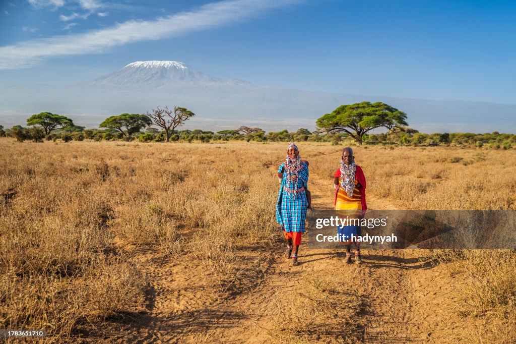 African women carrying her baby, Kenya, East Africa