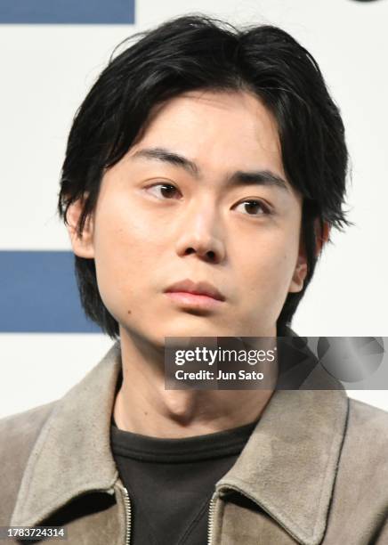 Actor Masaki Suda attends the Best Jeanist Award 2023 at Ebisu Garden Place on November 09, 2023 in Tokyo, Japan.