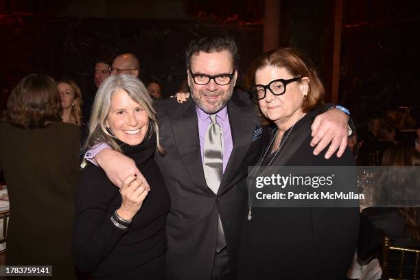 Lisa Schultz, Arthur Altschul Jr. And Anne Keating attend 2023 Child Advocacy Award Dinner Honoring Andy Saperstein, Co-President And Head Of Wealth...