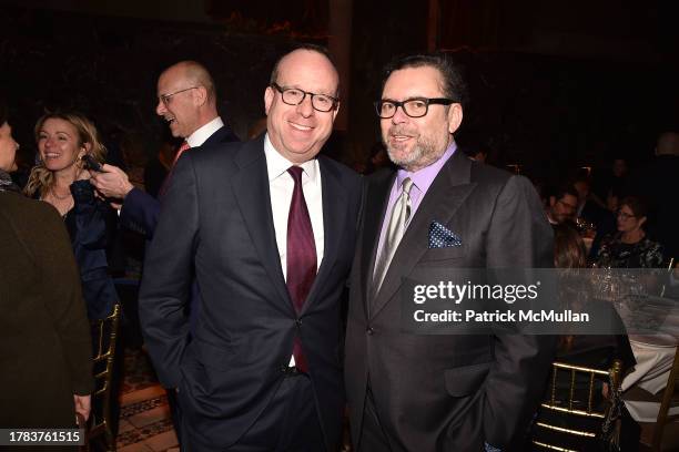 Arthur Altschul Jr. And Guest attend 2023 Child Advocacy Award Dinner Honoring Andy Saperstein, Co-President And Head Of Wealth Management, Morgan...