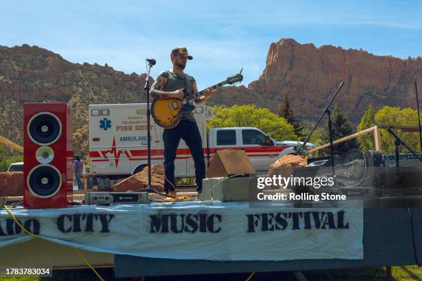 The Colorado City Music Festival takes place at Maxwell Park in Hildale under the Vermillion Cliffs of the Southern Utah/ Arizona Border.