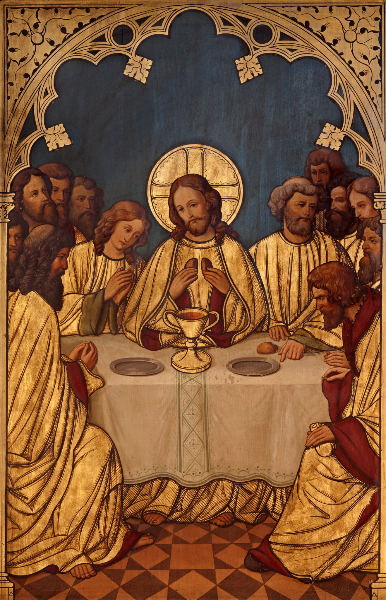 last supper painting