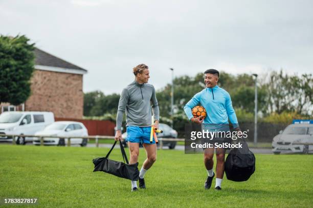 coaches ready for the game - community effort stock pictures, royalty-free photos & images