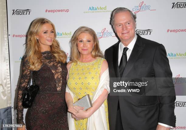 Paris Hilton, Kathy Hilton and Richard Hilton