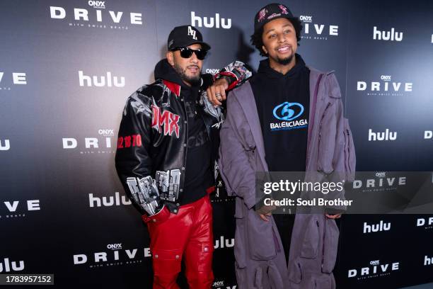 Executive Producer Swizz Beatz and son Nasir Dean joins press and influencers in a screening and reception of their new Hulu docuseries, "Drive with...