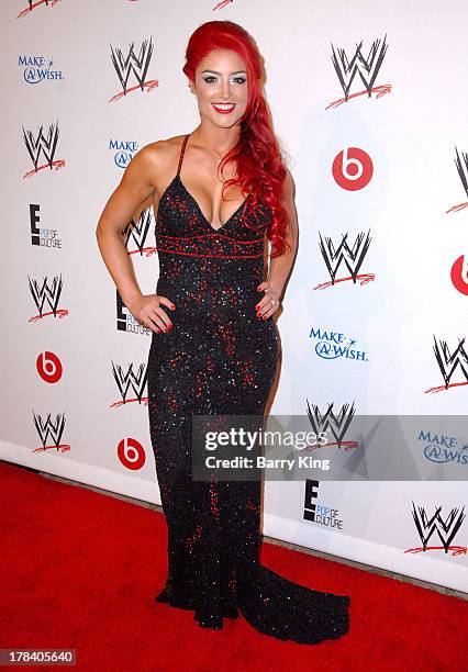 Diva Eva Marie attends the WWE SummerSlam VIP party on August 15, 2013 at the Beverly Hills Hotel in Beverly Hills, California.