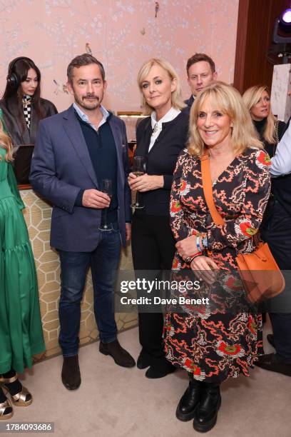 Zara Martin, Giles Coren, Jane Moore and Frances Cain attend the Pragnell "Good As Gold" Event at the Pragnell Mount Street showroom on November 15,...