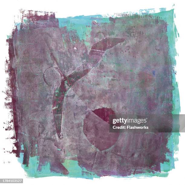 colorful abstract grunge painted background - painterly effect stock illustrations
