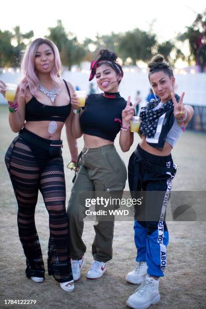 Street style at Coachella 2019