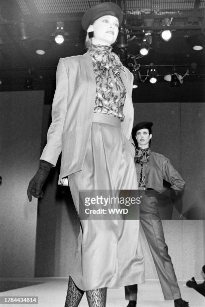 Evan-Picone Fall 1984 Sportswear Collection Runway Show