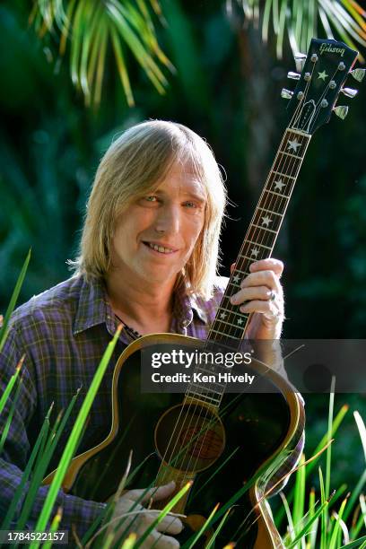 Musician Tom Petty is photographed for Los Angeles Times on October 6, 2006 at home in Malibu, California. PUBLISHED IMAGE. CREDIT MUST READ: Ken...