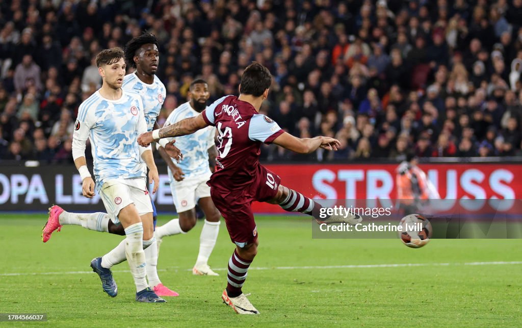 West Ham United FC v Olympiacos FC: Group A - UEFA Europa League 2023/24