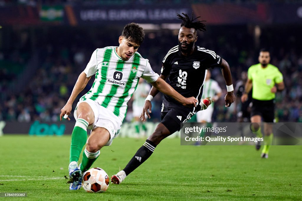 Real Betis v Aris Limassol FC: Group C - UEFA Europa League 2023/24