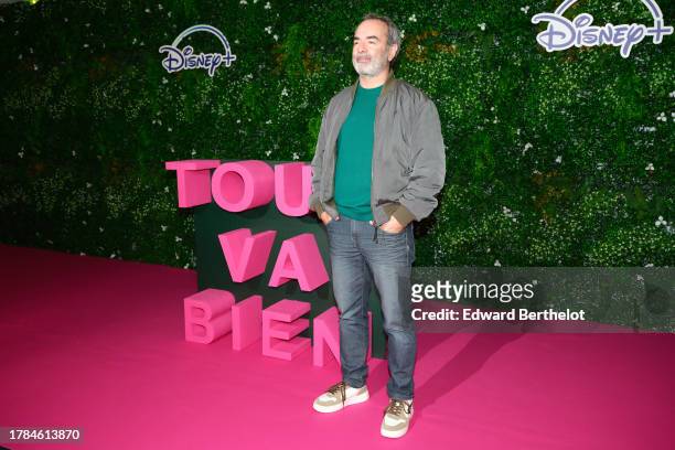 Bruno Solo attends the "Tout Va Bien" Premiere at cinema UGC Normandie at Cinema UGC Normandie on November 09, 2023 in Paris, France.