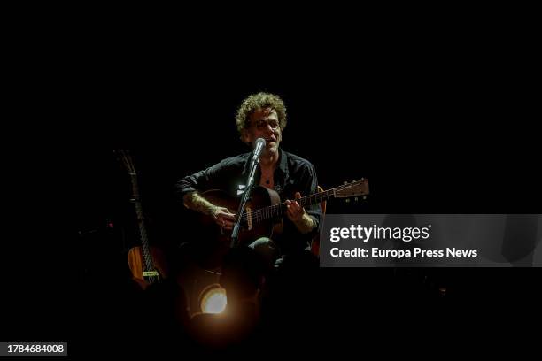 Brazilian musician and singer Jose Fernando Gomes dos Reis, also known as 'Nando Reis' during a concert at Sala Mon, on November 9 in Madrid, Spain....