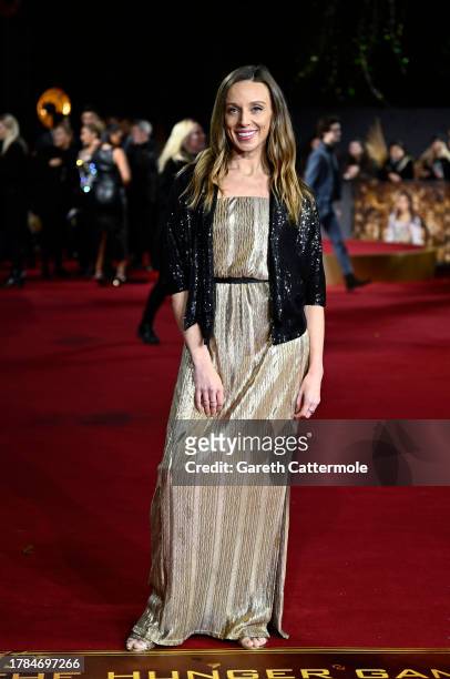 Anna Nightingale attends "The Hunger Games: The Ballad of Songbirds & Snakes" World Premiere at BFI IMAX Waterloo on November 09, 2023 in London,...