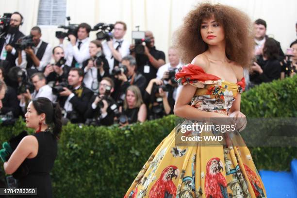 Zendaya, Red carpet arrivals at the 2017 Met Gala: Rei Kawakubo/Comme des Garcons, May 1st, 2017.