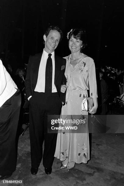 Joel Grey and Jo Wilder attend a concert, benefitting the American Civil Liberties Union Foundation of Southern California, at the Dorothy Chandler...