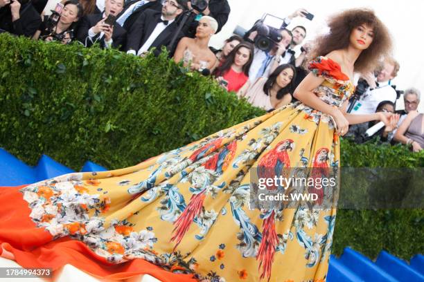 Zendaya, Red carpet arrivals at the 2017 Met Gala: Rei Kawakubo/Comme des Garcons, May 1st, 2017.