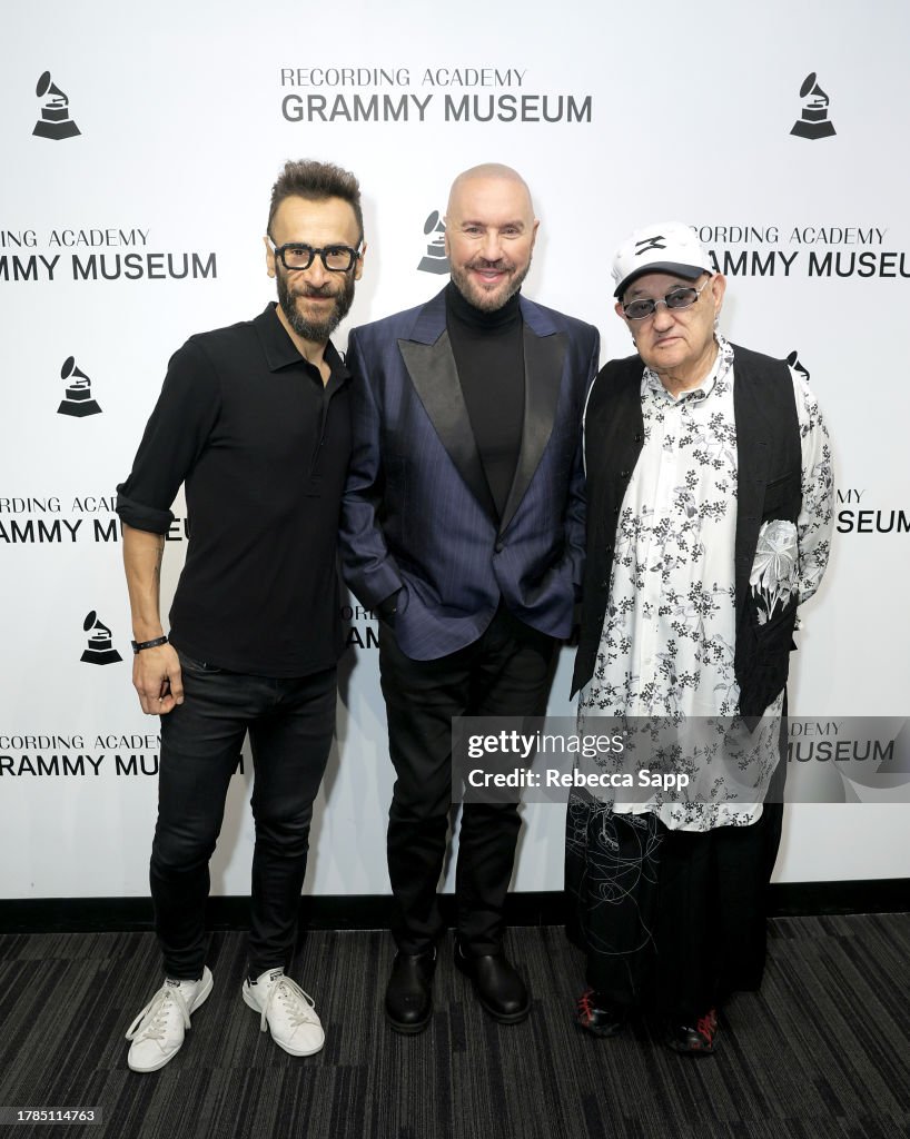 S. David Ritz Panos Panay, Desmond Child, and David Ritz attend An Evening With ...