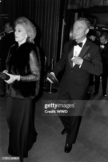 Guests attend a benefit event, presented by the Women's Guild of Cedars-Sinai, in Los Angeles, California, on December 14, 1981.