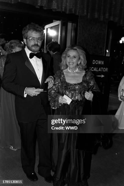 Guests attend a benefit event, presented by the Women's Guild of Cedars-Sinai, in Los Angeles, California, on December 14, 1981.