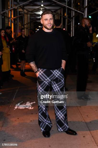 Gus Kenworthy attends Burberry Knight Bar Event in NoHo on November 09, 2023 in New York City.