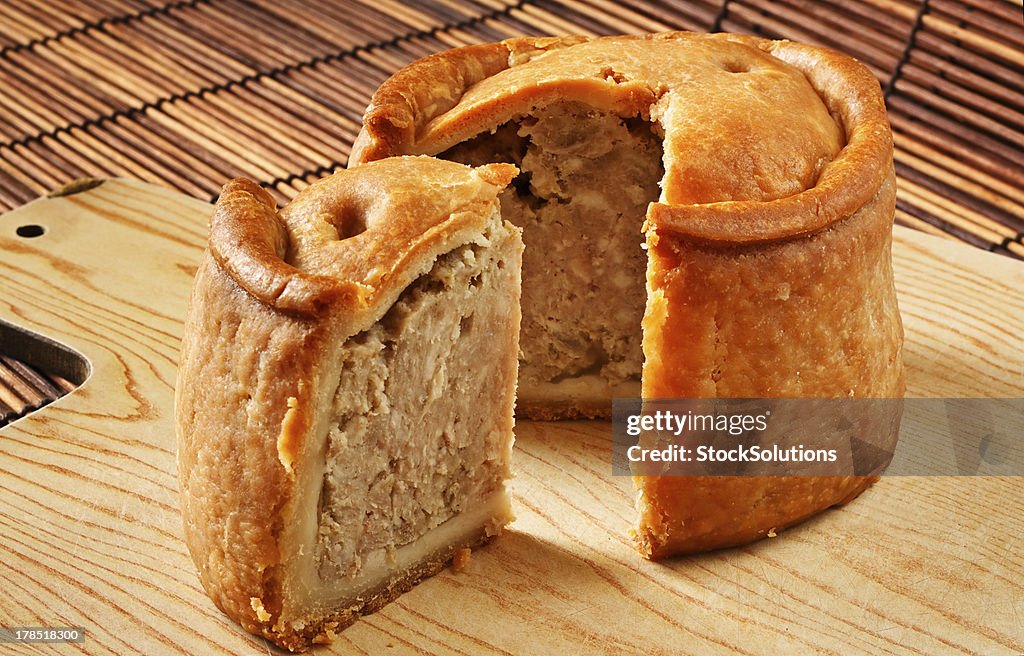 Tarte de porc à la main